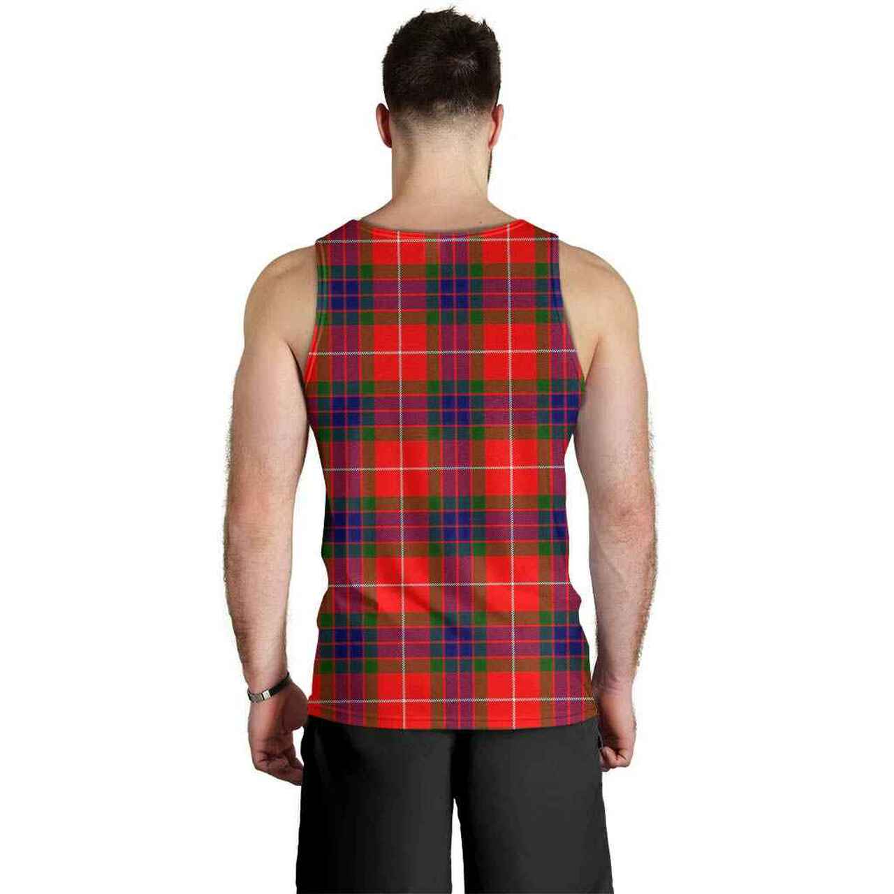 Fraser Modern Tartan Plaid Men Tank Top