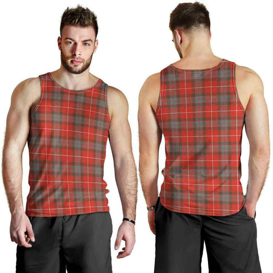 Fraser Weathered Tartan Plaid Men Tank Top