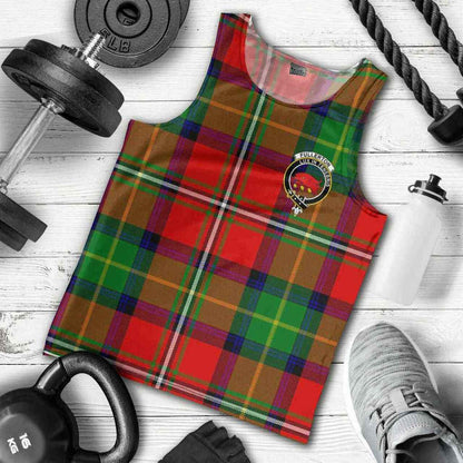 Fullerton Tartan Crest Men Tank Top