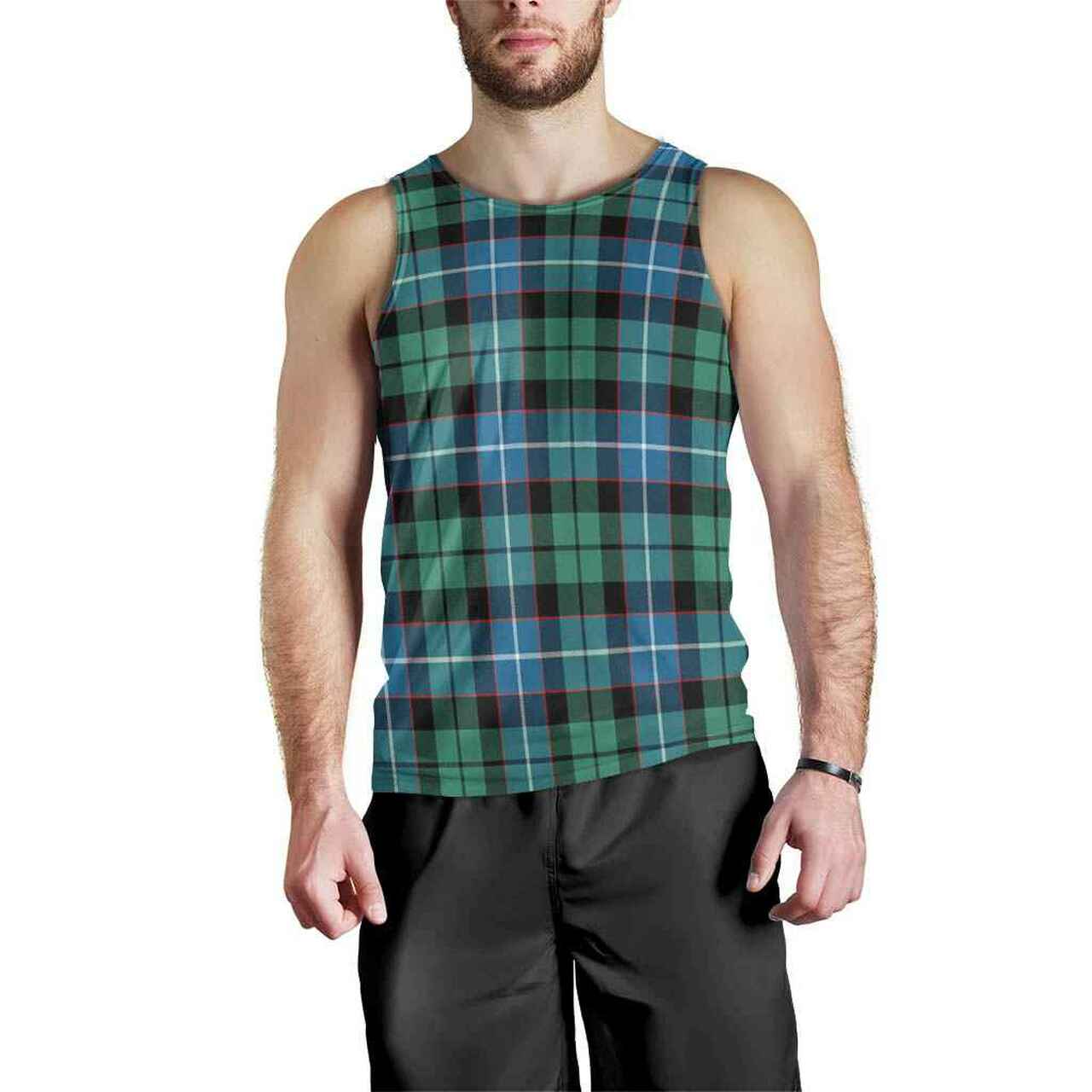 Galbraith Ancient Tartan Plaid Men Tank Top