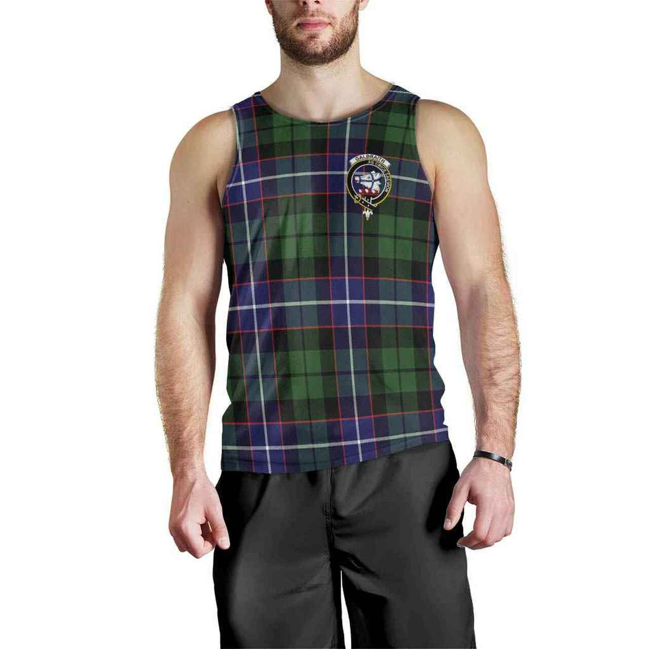 Galbraith Tartan Crest Men Tank Top