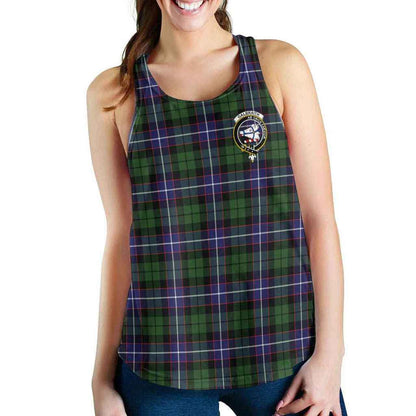 Galbraith Tartan Crest Women Racerback Tank