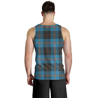 Garden Tartan Crest Men Tank Top