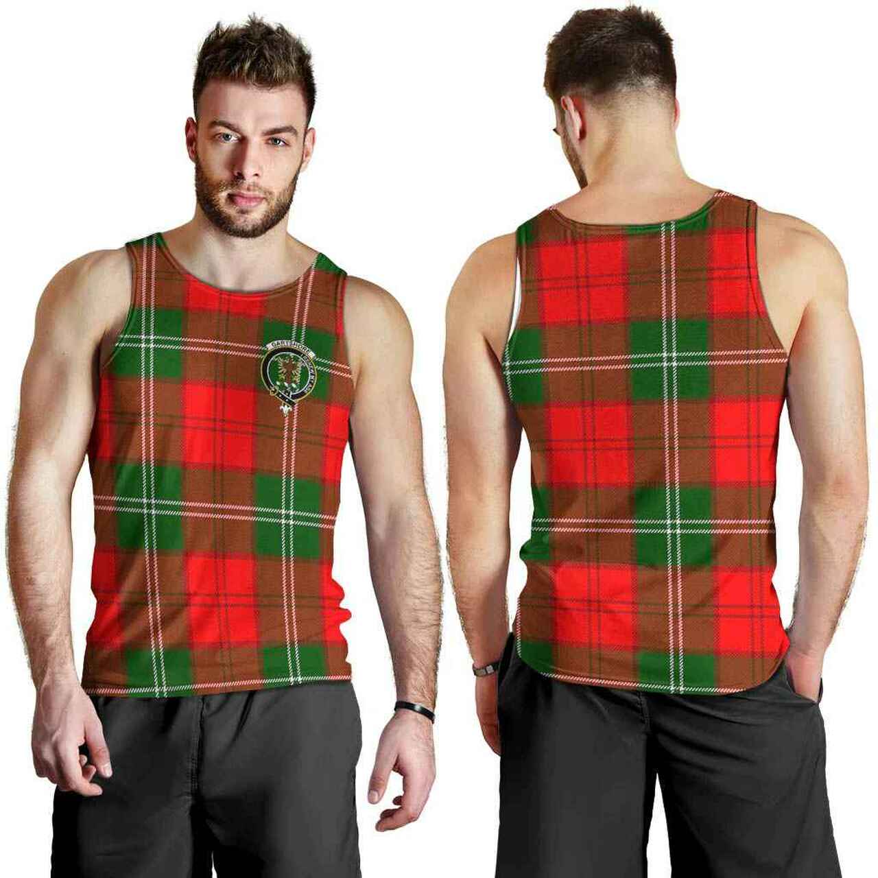 Gartshore Tartan Crest Men Tank Top