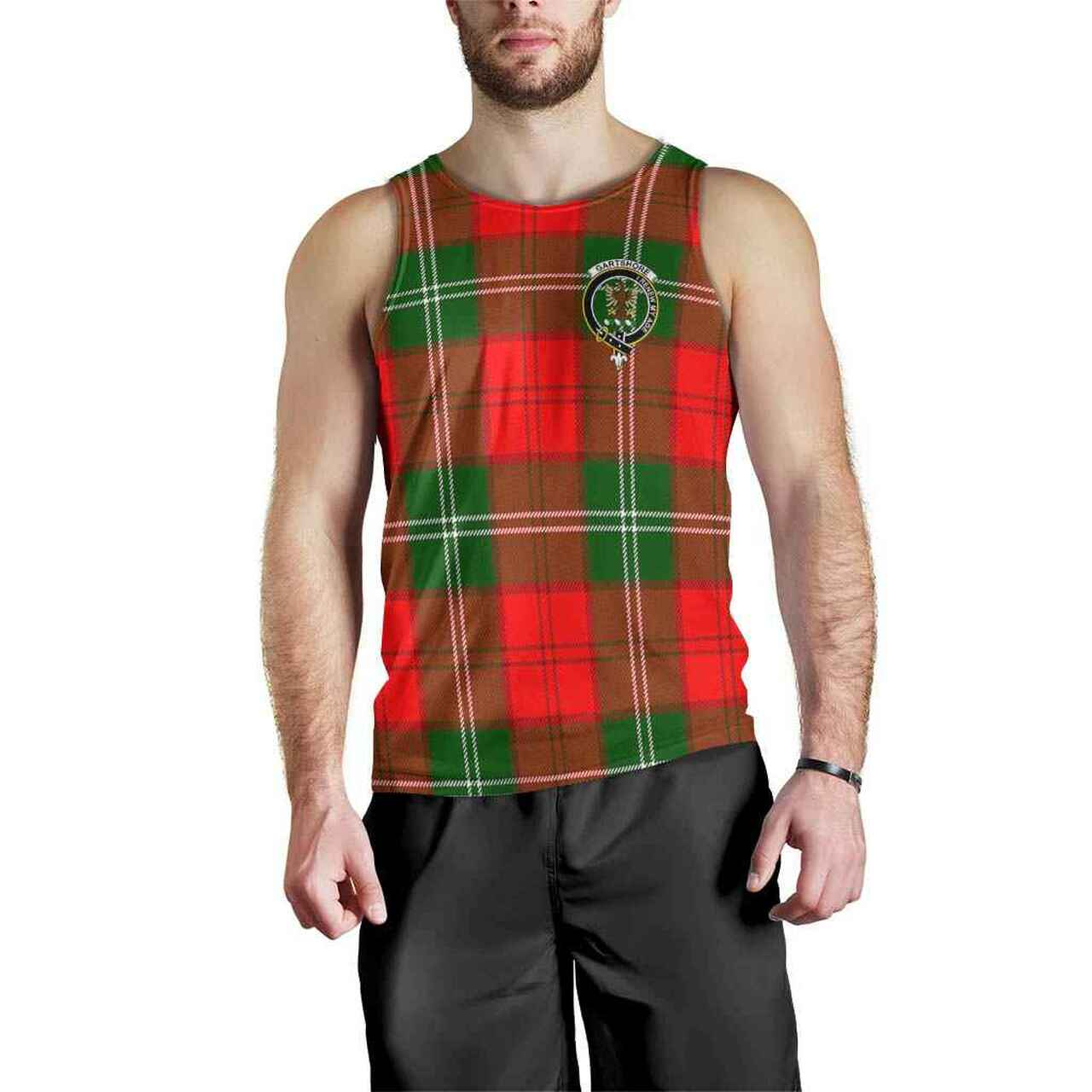 Gartshore Tartan Crest Men Tank Top