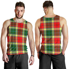 Gibbs Tartan Plaid Men Tank Top