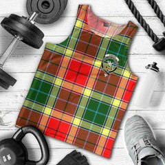 Gibson Tartan Crest Men Tank Top