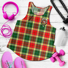 Gibson Tartan Crest Women Racerback Tank