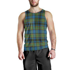 Gillies Ancient Tartan Plaid Men Tank Top
