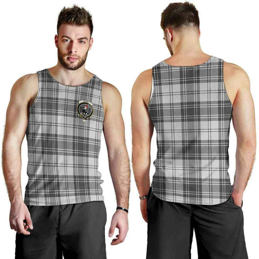 Glen Tartan Crest Men Tank Top