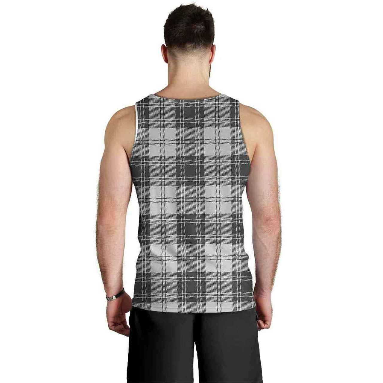 Glen Tartan Crest Men Tank Top