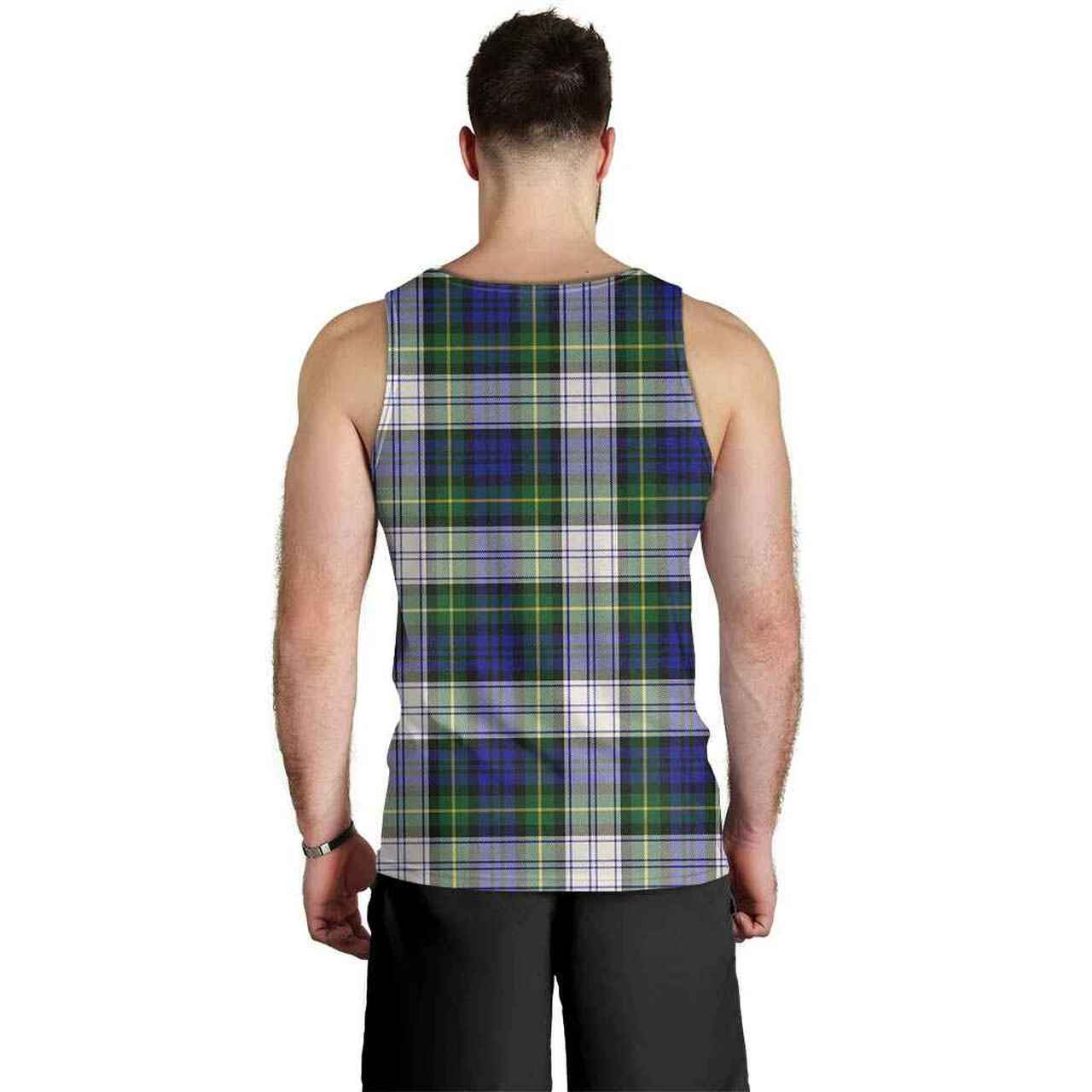 Gordon Dress Modern Tartan Plaid Men Tank Top