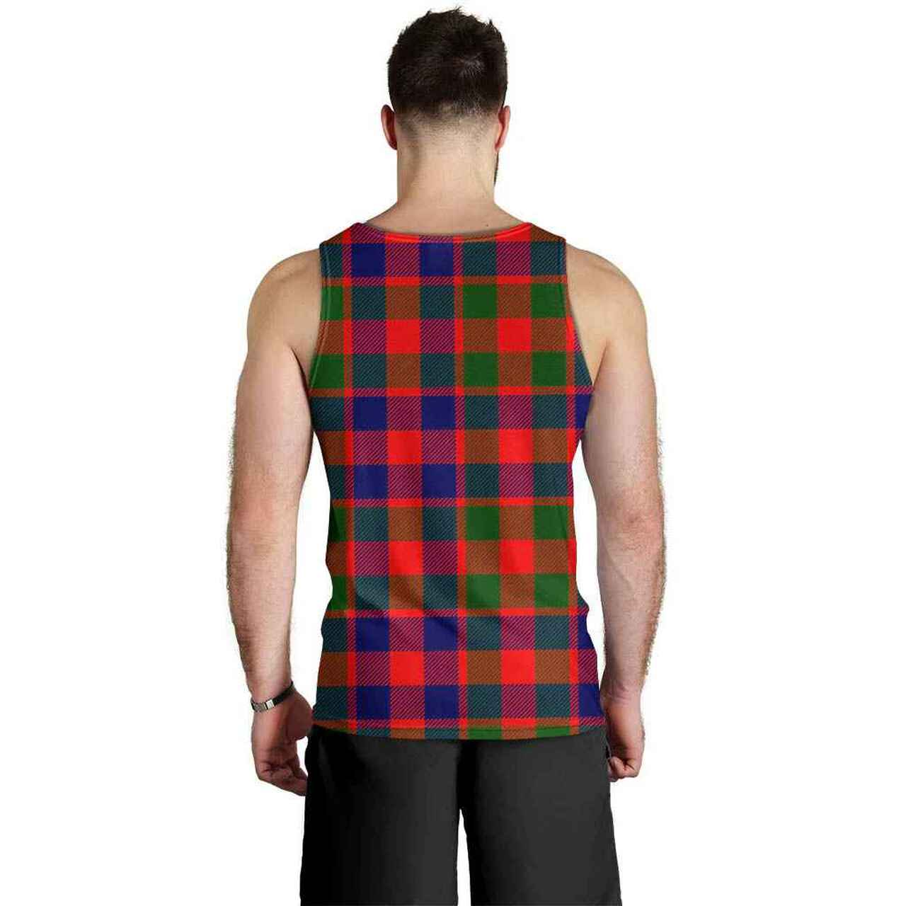 Gow Modern Tartan Plaid Men Tank Top