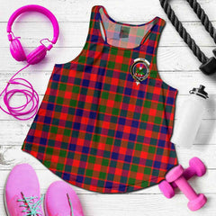 Gow (of Skeoch) Tartan Crest Women Racerback Tank