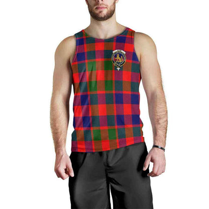 Gow (or McGouan) Tartan Crest Men Tank Top