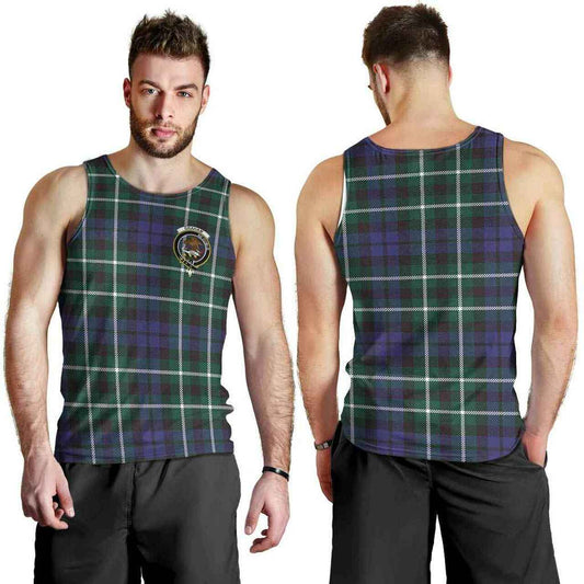 Graham Tartan Crest Men Tank Top