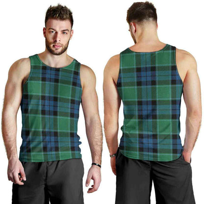 Graham of Menteith Ancient Tartan Plaid Men Tank Top