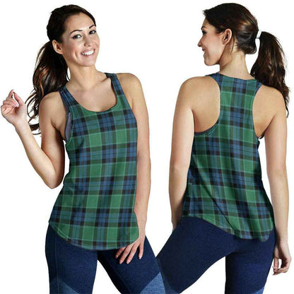 Graham of Menteith Ancient Tartan Plaid Women Racerback Tank