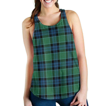 Graham of Menteith Ancient Tartan Plaid Women Racerback Tank