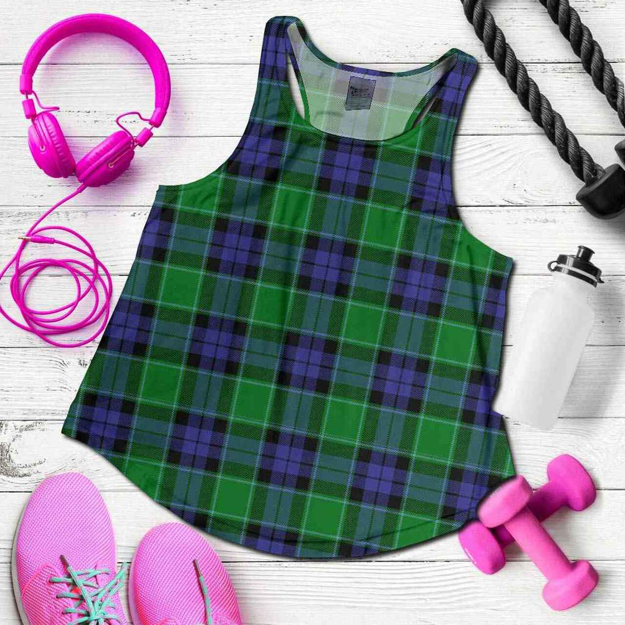 Graham of Menteith Modern Tartan Plaid Women Racerback Tank