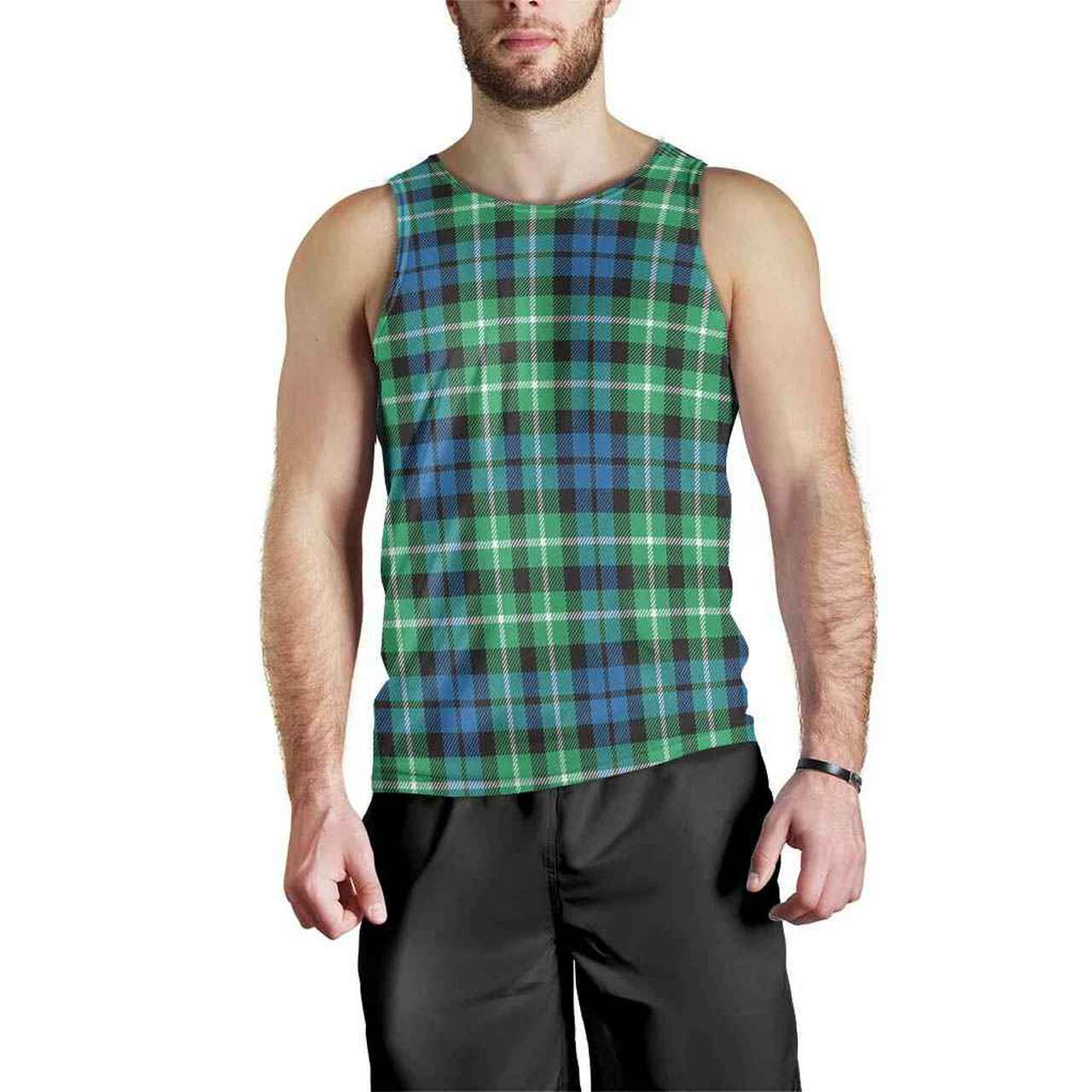 Graham of Montrose Ancient Tartan Plaid Men Tank Top