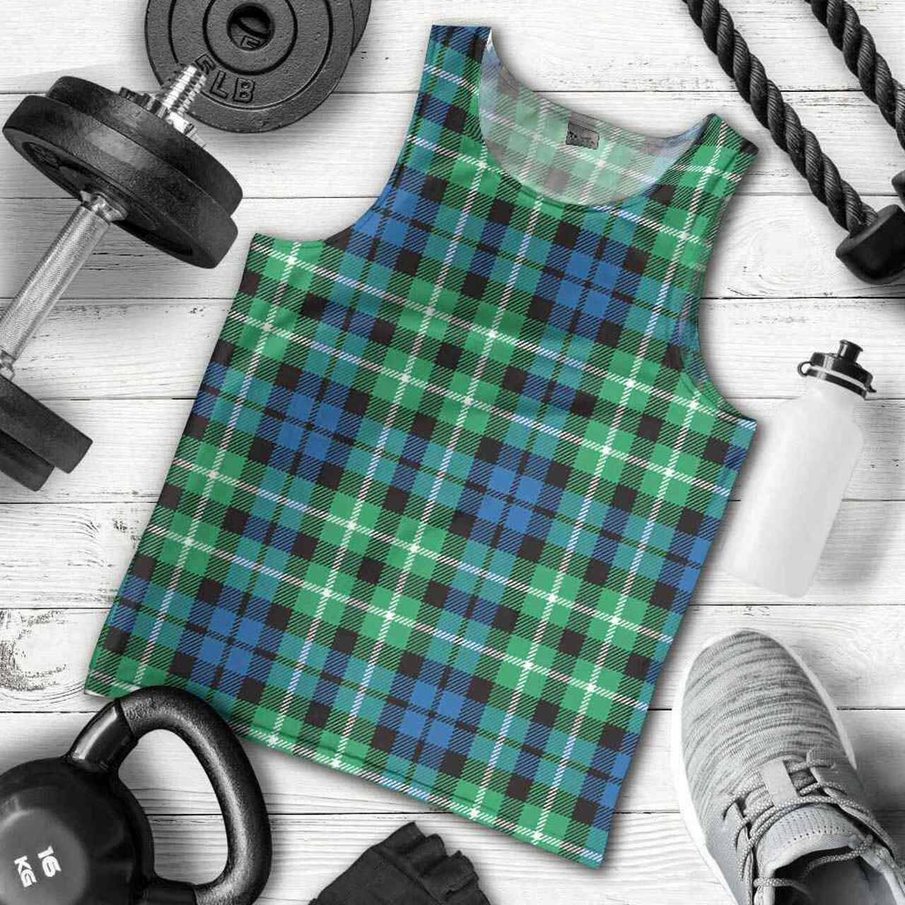Graham of Montrose Ancient Tartan Plaid Men Tank Top