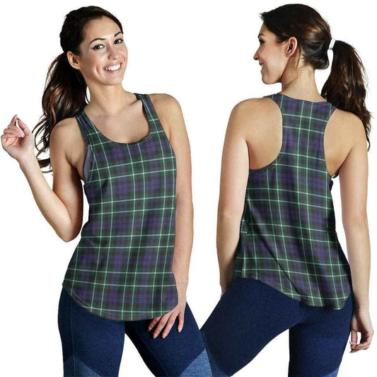 Graham of Montrose Modern Tartan Plaid Women Racerback Tank