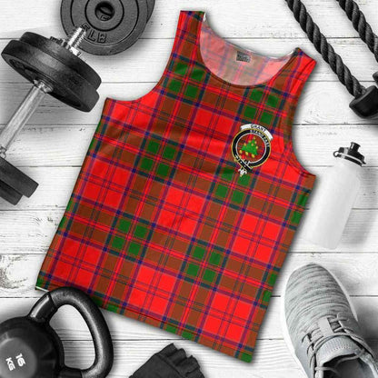 Grant Tartan Crest Men Tank Top