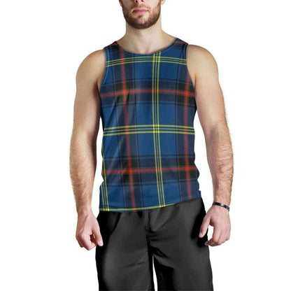 Grewar Tartan Plaid Men Tank Top