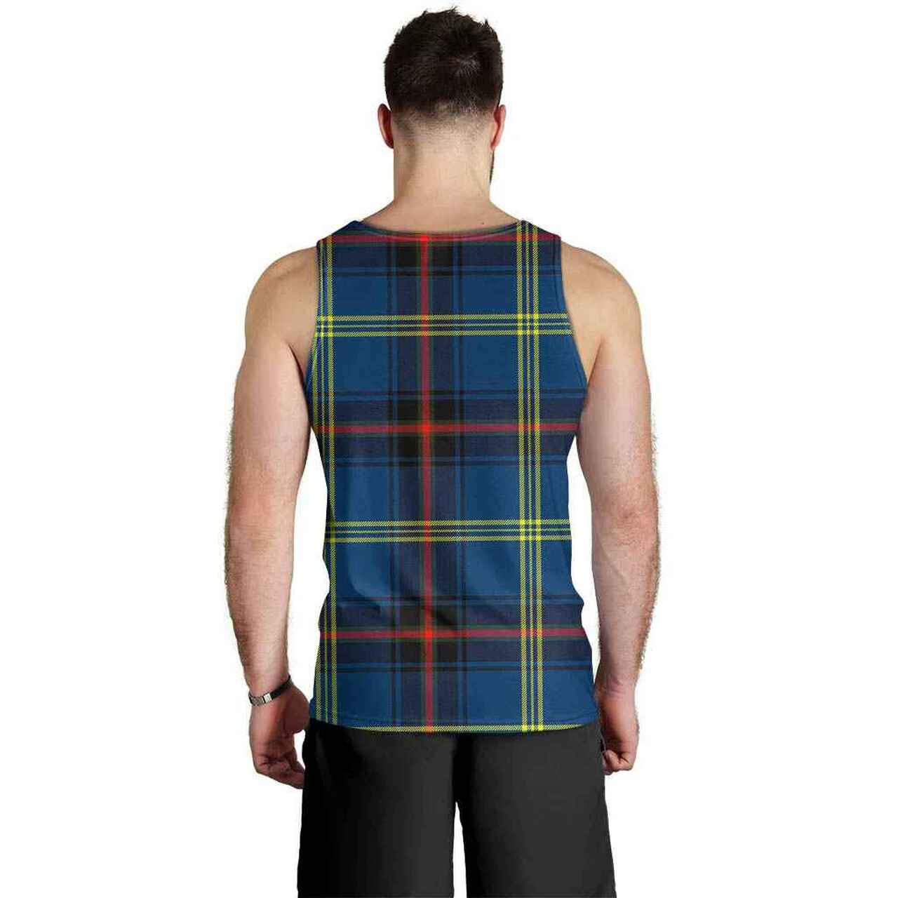 Grewar Tartan Plaid Men Tank Top