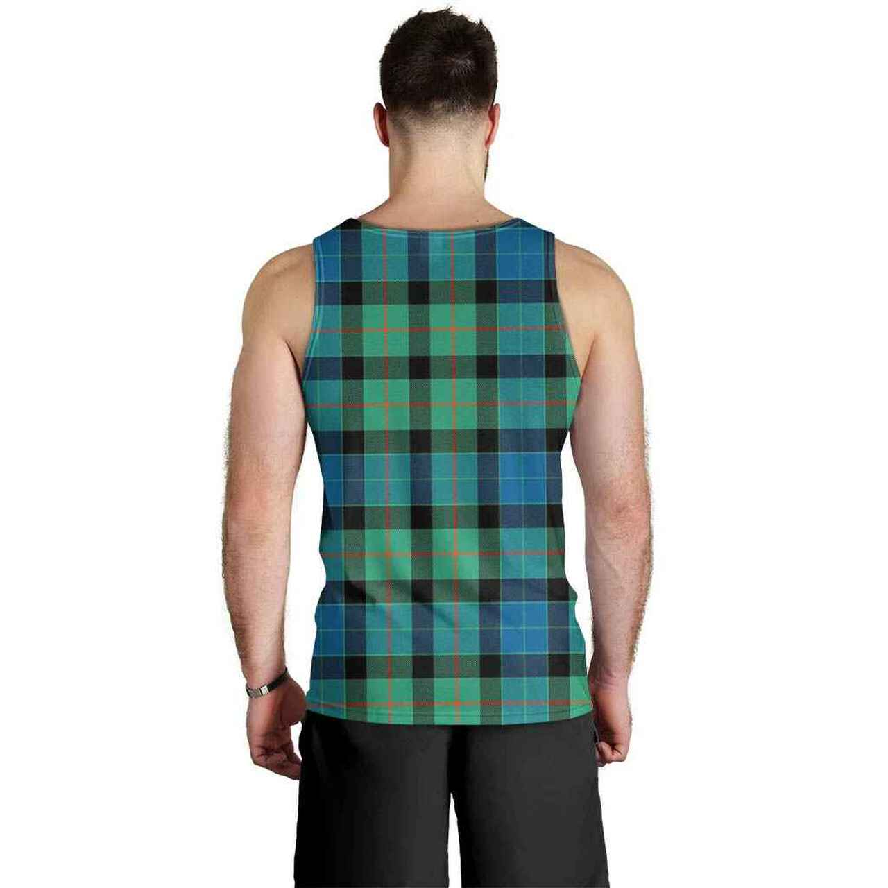 Gunn Ancient Tartan Plaid Men Tank Top