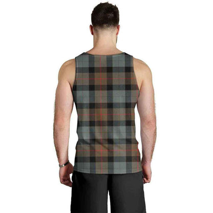 Gunn Weathered Tartan Plaid Men Tank Top