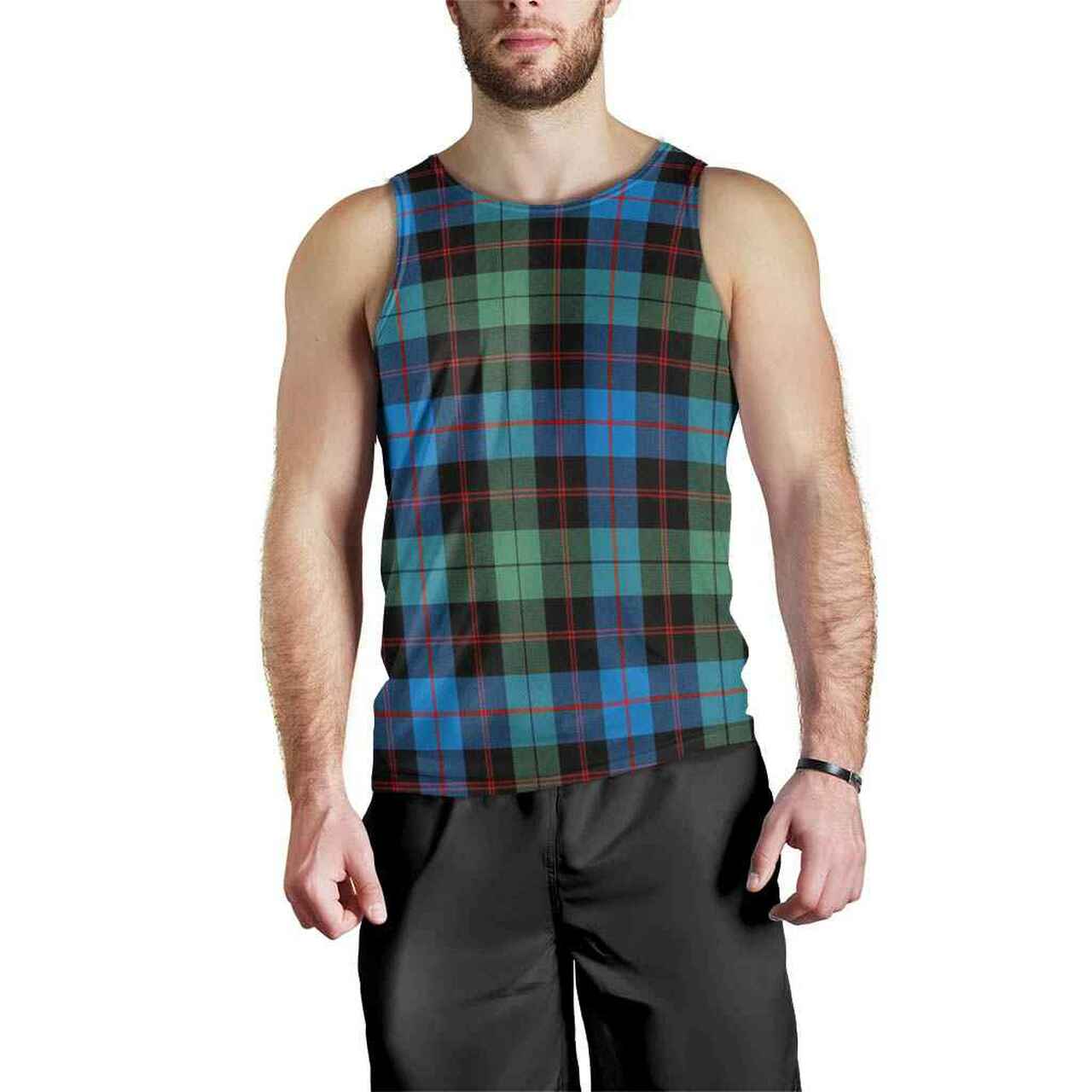 Guthrie Ancient Tartan Plaid Men Tank Top