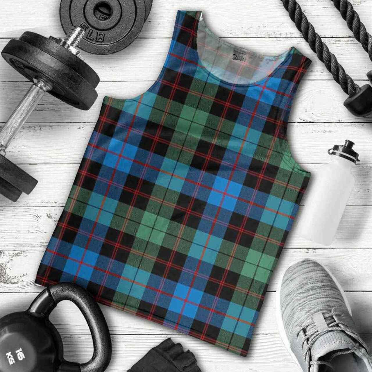 Guthrie Ancient Tartan Plaid Men Tank Top