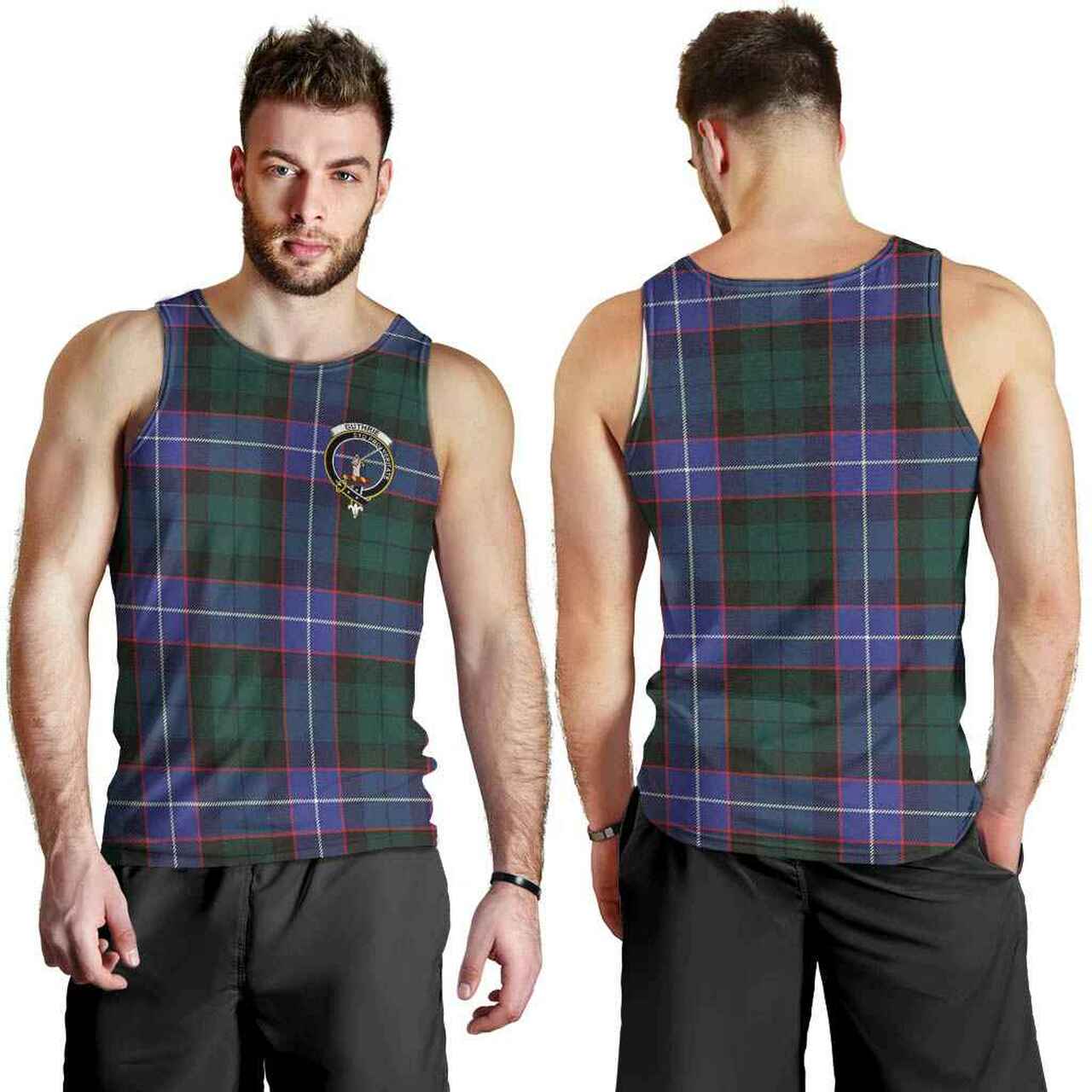 Guthrie Tartan Crest Men Tank Top