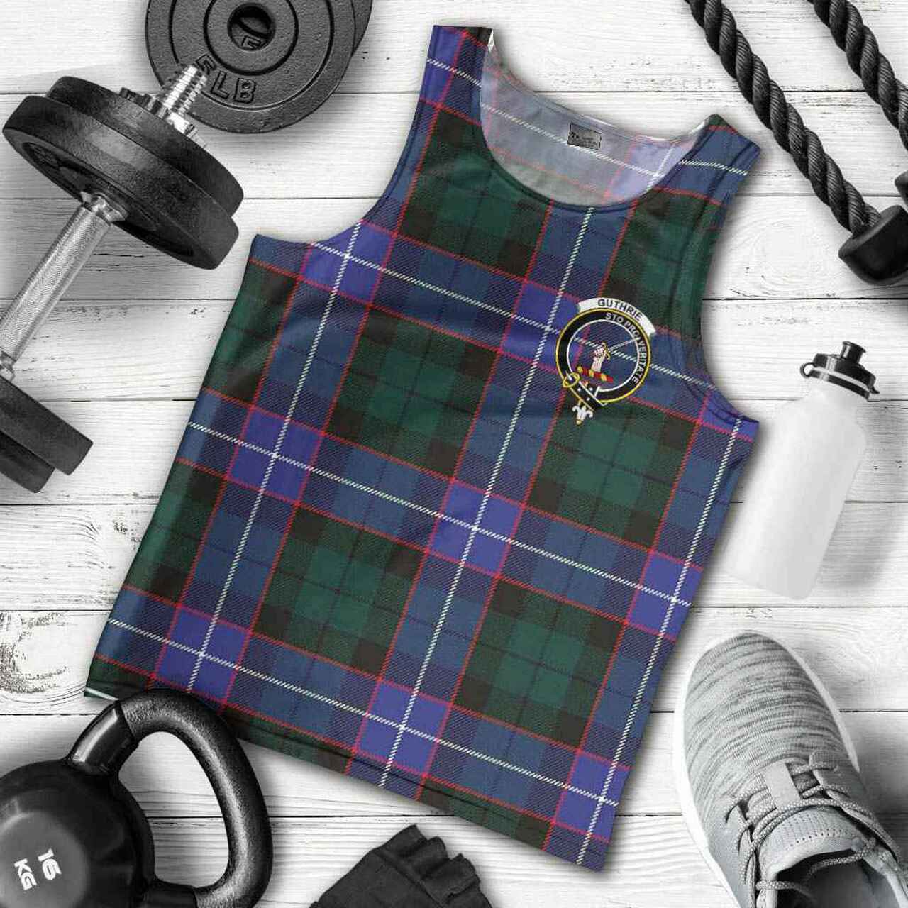 Guthrie Tartan Crest Men Tank Top