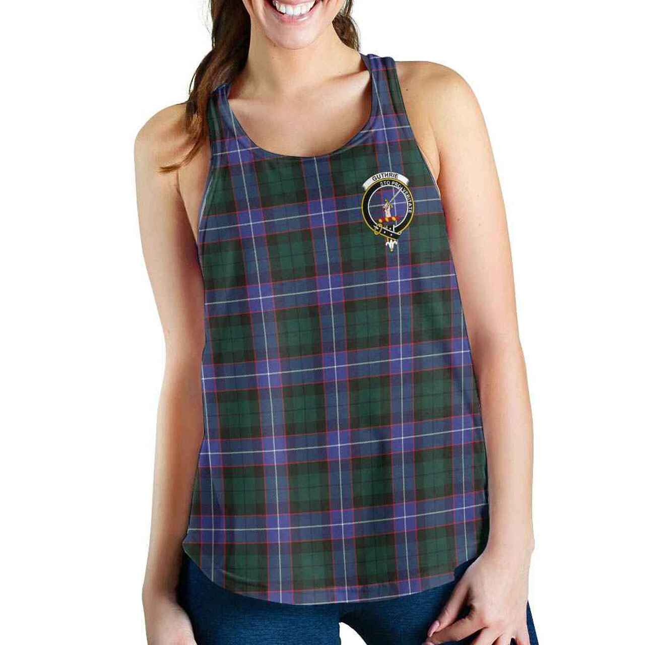 Guthrie Tartan Crest Women Racerback Tank