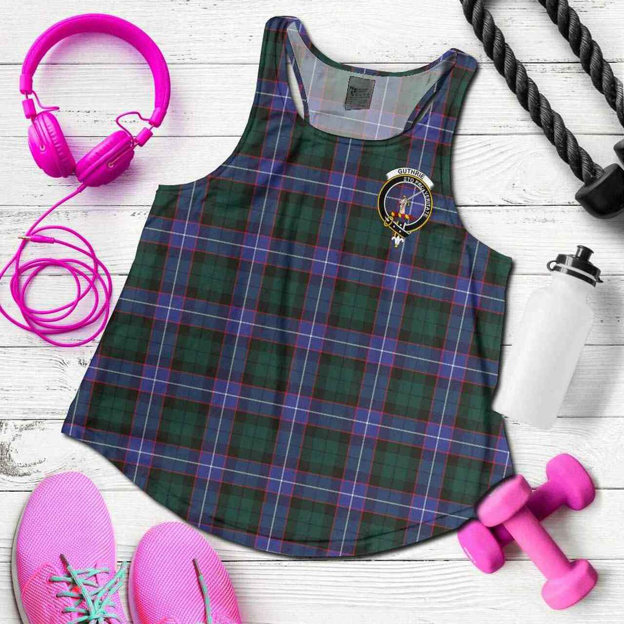 Guthrie Tartan Crest Women Racerback Tank