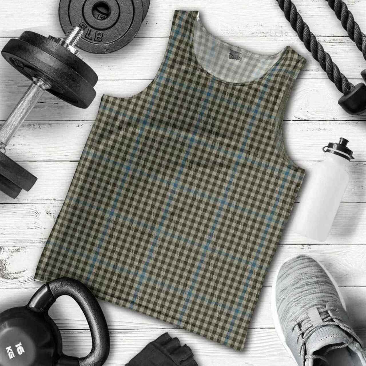 Haig Check Tartan Plaid Men Tank Top