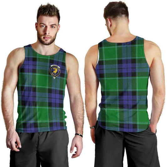 Haldane Tartan Crest Men Tank Top