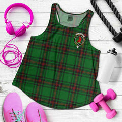 Halkerston Tartan Crest Women Racerback Tank