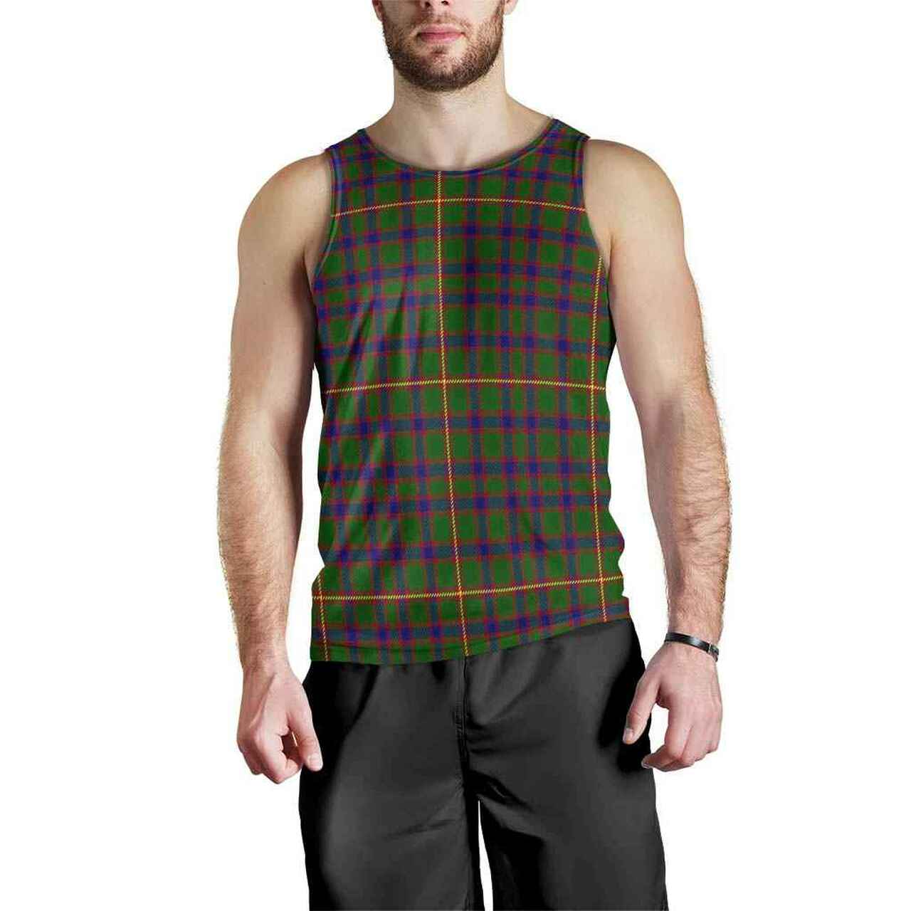 Hall Tartan Plaid Men Tank Top