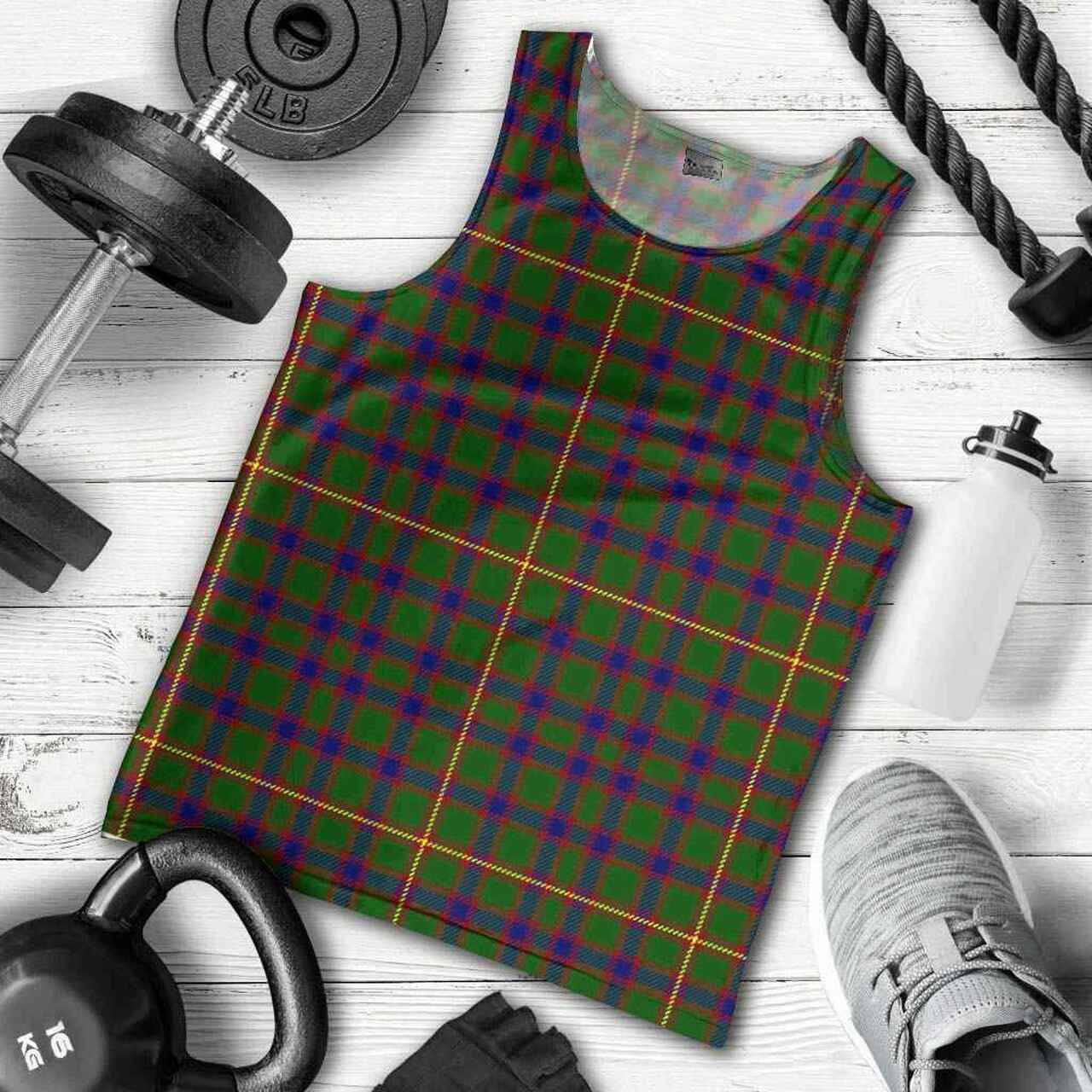 Hall Tartan Plaid Men Tank Top