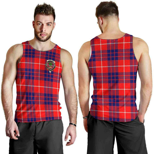 Hamilton Tartan Crest Men Tank Top