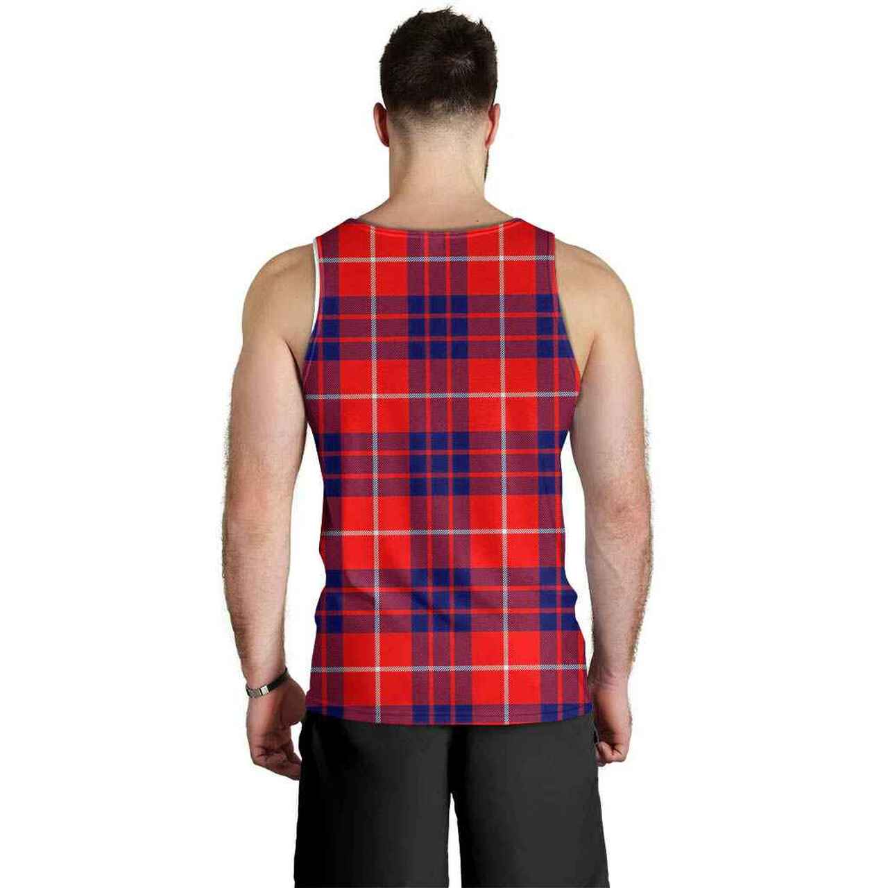 Hamilton Tartan Crest Men Tank Top