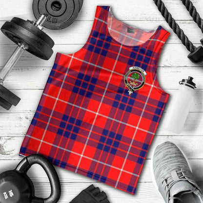 Hamilton Tartan Crest Men Tank Top