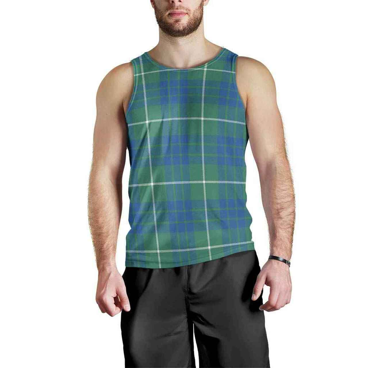 Hamilton Hunting Ancient Tartan Plaid Men Tank Top