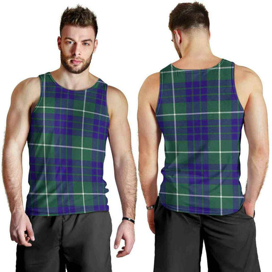 Hamilton Hunting Modern Tartan Plaid Men Tank Top