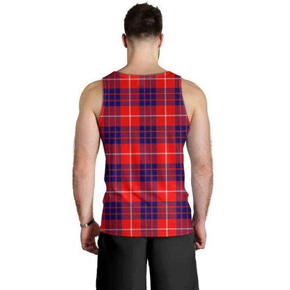 Hamilton Modern Tartan Plaid Men Tank Top