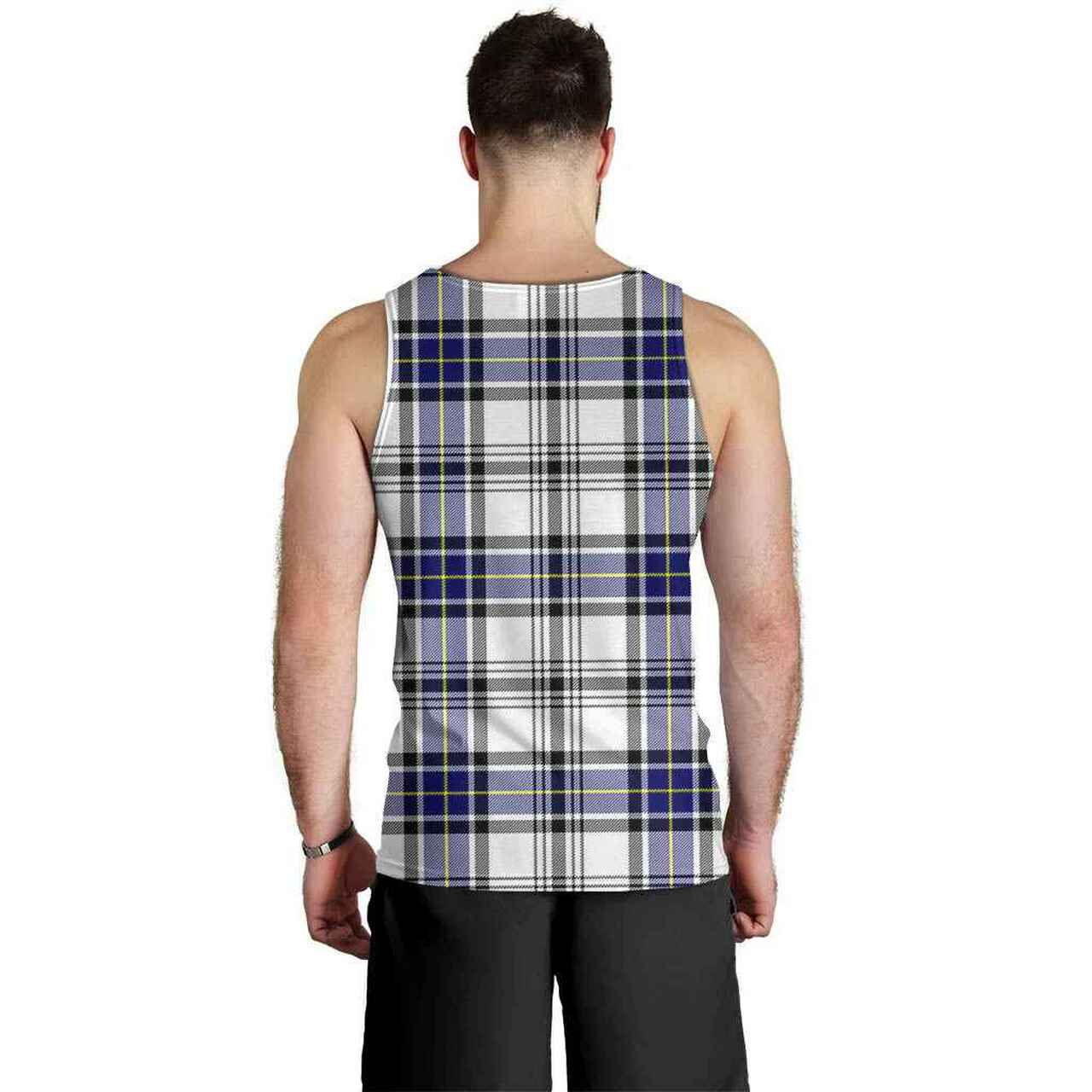 Hannay Tartan Crest Men Tank Top